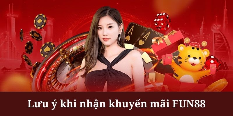 Khuyến mãi FUN88 có thời gian sử dụng tiền thưởng cụ thể